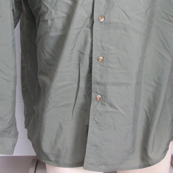 Ducks Unlimited Men's Shirt XXL Olive Green Vented Fishing Hunting Long Sleeve - Picture 7 of 16